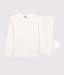 Kinderpyjama aus Bio-Baumwolle mit Sternen weiss MARSHMALLOW/weiss MULTICO