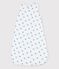 Babyschlafsack aus Bio-Baumwolle weiss MARSHMALLOW/blau BRASIER