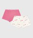 Set Kinder-Shortys aus Baumwolle mit Pferd-Motiv