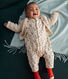Langer Baby-Overall aus Molton