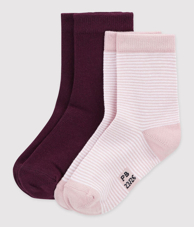 Bunte Socken mit Streifenmuster im 2er-Set vielfarbig