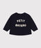Baby-Sweatshirt aus Molton blau SMOKING