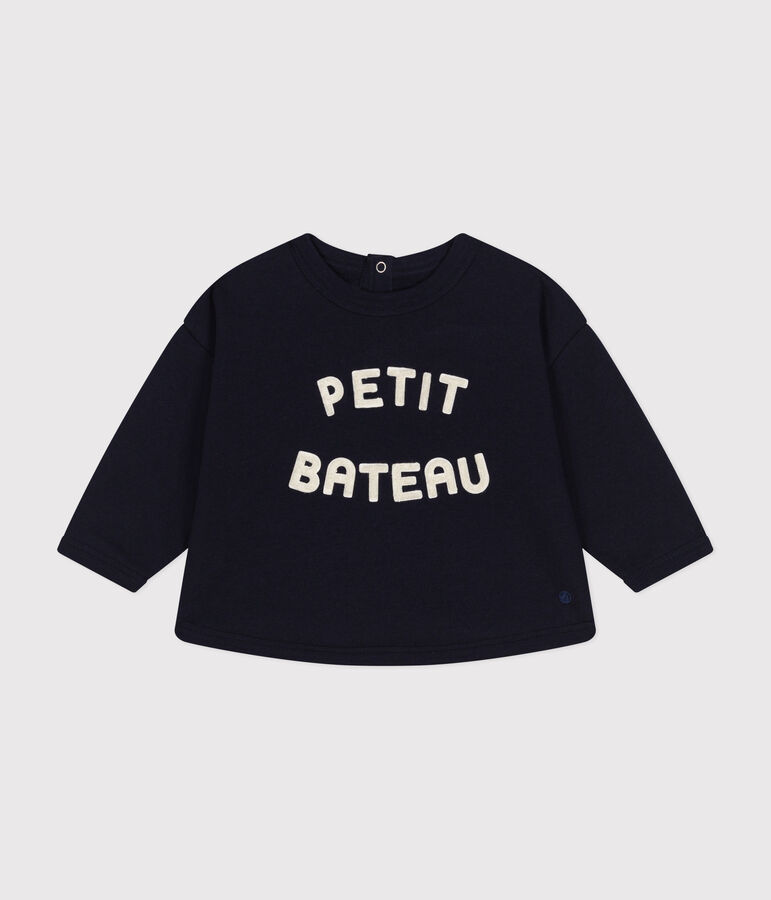 Baby-Sweatshirt aus Molton blau
