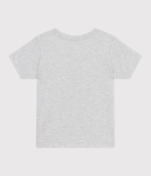 Kurz&auml;rmeliges Kinder-T-Shirt aus bedruckter Baumwolle BELUGA CHINE