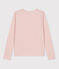 Warmes Damen-T-Shirt L’ICONIQUE aus Baumwolle mit Rundhalsausschnitt rosa SALINE