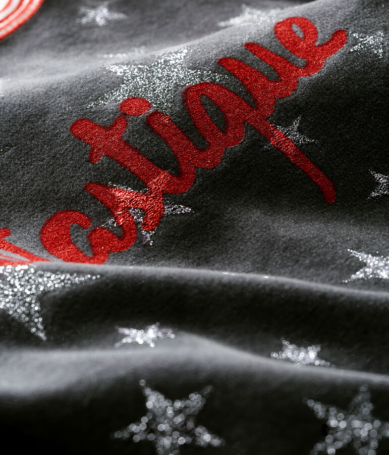 Baby-Strampler aus Samt f&uuml;r Jungen grau/grau