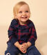 Langärmelige Baby-Bluse aus Flanell