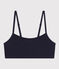 Brassière aus Baumwolle und Elasthan für Damen blau SMOKING