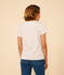 Damen-T-Shirt Le Droit mit Rundhalsausschnitt aus Baumwolle naturfarben AVALANCHE