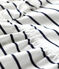 Kurzärmeliges Babykleid aus gestreiftem Jersey weiss MARSHMALLOW/blau SMOKING