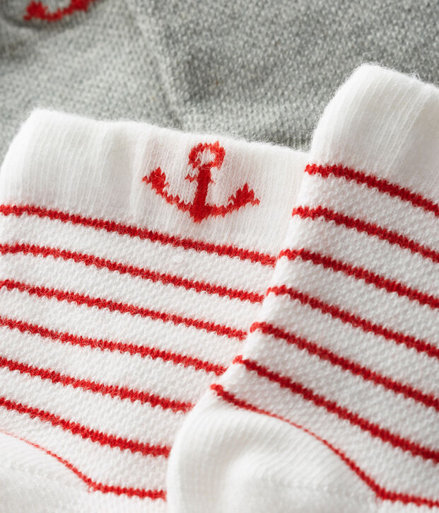 2er-Set leichte Babystr&uuml;mpfe Jungen vielfarbig