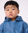 Ikonische Baby-Regenjacke einfarbig blau