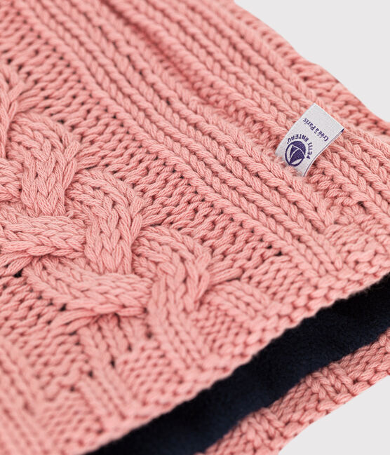 Kinder-Schlauchschal für Mädchen rosa SALINE