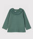 Baby-Bluse aus Baumwolle mit Rüschenkragen für Mädchen