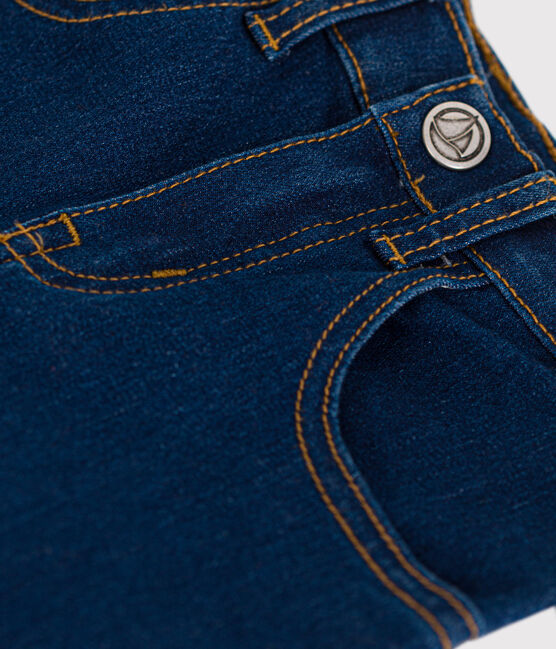 Hose in Slim Fit-Passform aus Denim für Kinder/Mädchen blau DENIM BLEU