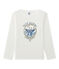 Bedrucktes Jungen-Langarmshirt beige COQUILLE