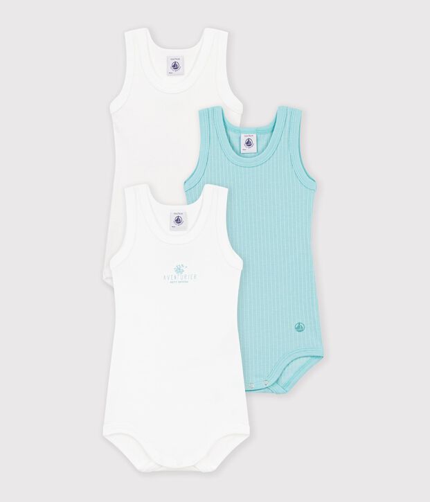 Lot de 3 bodies d&eacute;bardeurs b&eacute;b&eacute; vielfarbig