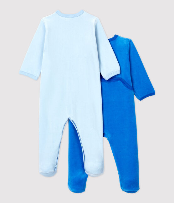 2er-Set Baby-Strampler aus Velours variante 1