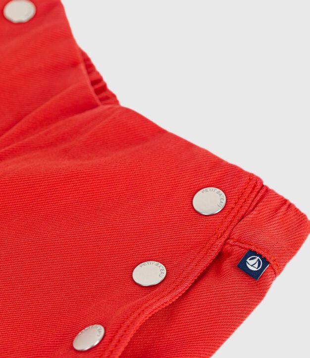 Kinder-Hose aus Denim rot