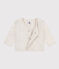Baby-Cardigan aus gestepptem Doppeljersey beige MONTELIMAR CHINE