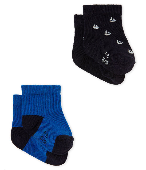 Baby Jungen Socken im 2er-Set vielfarbig