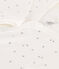 Baby-strampler aus Baumwolle weiss MARSHMALLOW/grau GRIS