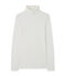 damen unterziehpullover aus leichter baumwolle weiss MARSHMALLOW