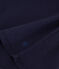 Damen T-Shirt Le Droit aus einfarbiger Baumwolle blau SMOKING