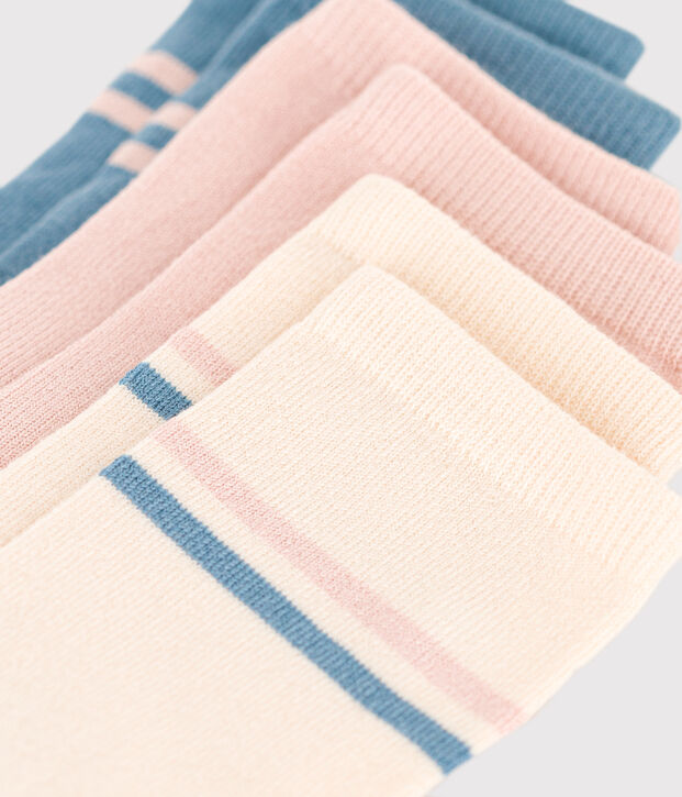 3er-Set Kinder-Sportsocken f&uuml;r Jungen und M&auml;dchen vielfarbig