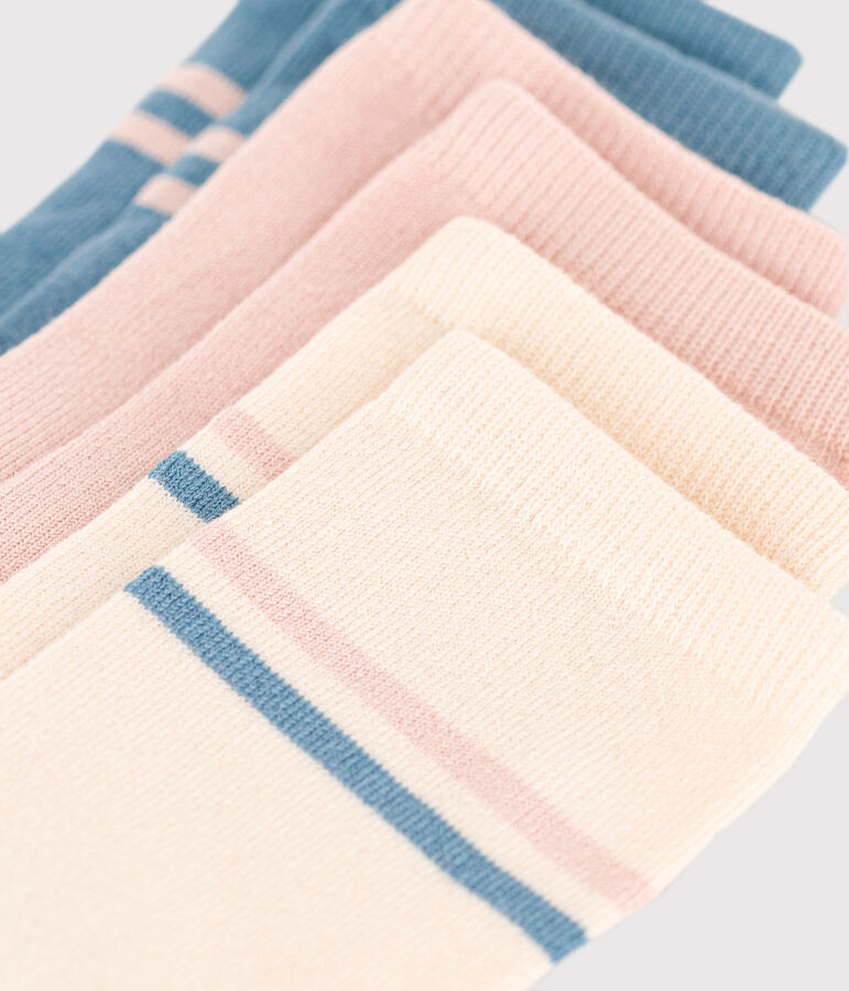 3er-Set Kinder-Sportsocken f&uuml;r Jungen und M&auml;dchen vielfarbig