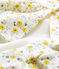 3-teiliges Baby-Set aus Wolle und Baumwolle für Mädchen weiss MARSHMALLOW/weiss MULTICO