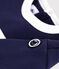 Baby-Sweatshirt aus Baumwolle im Colorblock blau/naturfarben