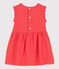 Ärmelloses Babykleid aus Leinen orange JUPITER