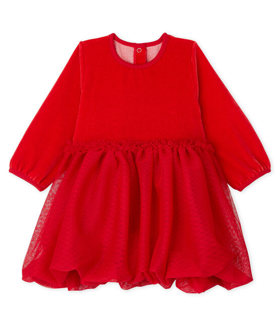 Babykleid für Mädchen rot TERKUIT