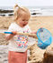 Baby-T-Shirt Petit Bateau × Water Family weiss MARSHMALLOW