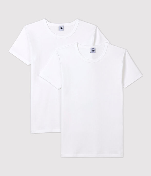 2er-Set kurz&auml;rmelige wei&szlig;e T-Shirts f&uuml;r Jungen vielfarbig