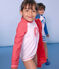 Sonnenschutz-T-Shirt Mädchen und Jungen weiss MARSHMALLOW/rosa CUPCAKE