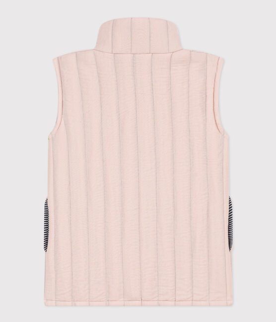 Kinder-Weste aus Doppeljersey rosa SALINE
