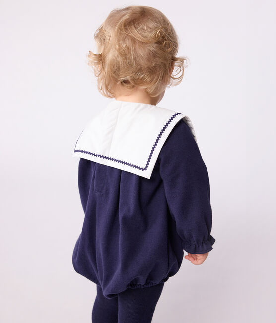 Baby-Kurzoverall aus Baumwolle mit Matrosenkragen SOIR
