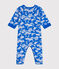 Baby-Pyjama aus Baumwolle, mit Reißverschluss FUJI/ MARSHMALLOW
