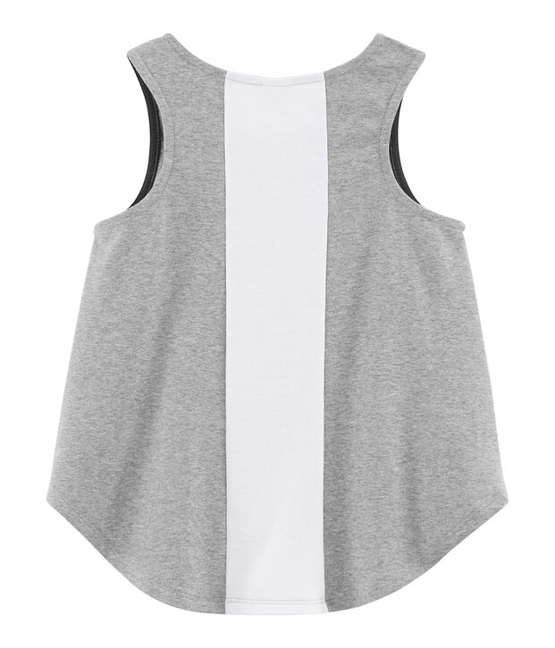Sport-Tanktop f&uuml;r M&auml;dchen grau