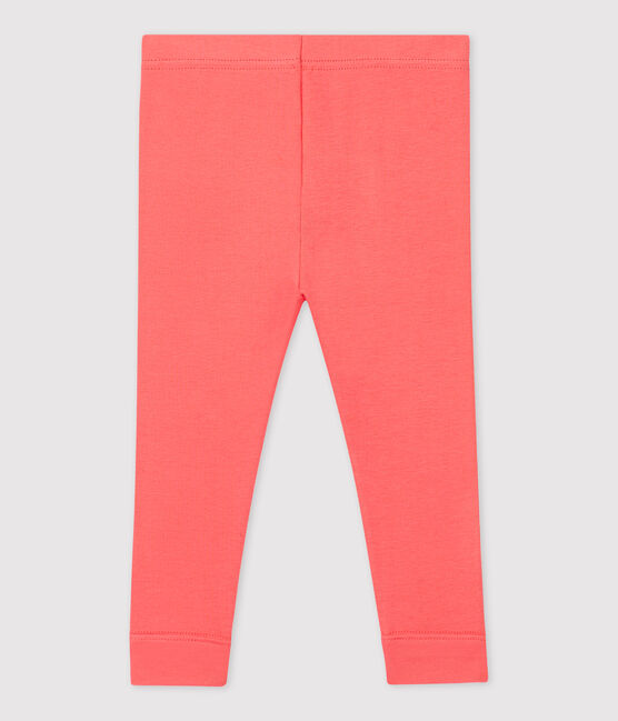 Baby-Leggings aus Baumwolle orange PEACHY