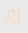 Baby-Cardigan aus Doppeljersey mit Sternenprint beige AVALANCHE/ ARGENT