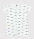 Baby-Kurzoverall aus Baumwolle mit Dinos