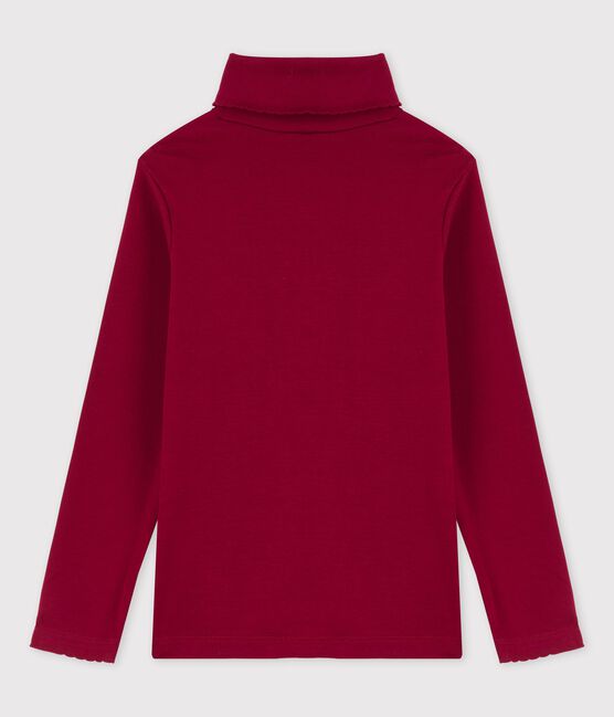 Unterziehpullover aus Baumwolle für Mädchen / Jungen rot SANGRIA