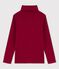 Unterziehpullover aus Baumwolle für Mädchen / Jungen rot SANGRIA