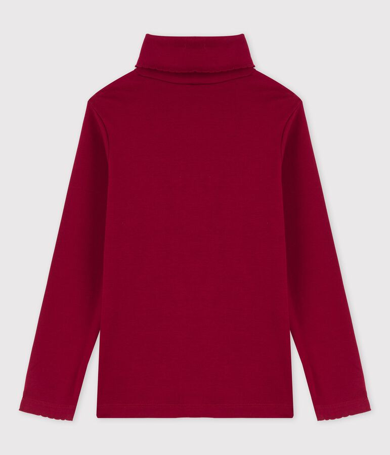 Unterziehpullover aus Baumwolle f&uuml;r M&auml;dchen / Jungen rot