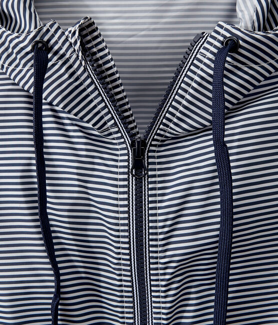 Kurze winddichte jacke unisex blau SMOKING/weiss MARSHMALLOW