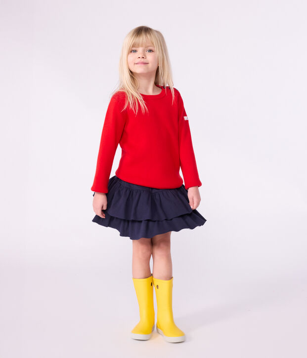 Kinder-Rock aus einfarbiger Baumwolle SMOKING