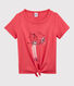 Kurzärmliges Kinder-T-Shirt aus Baumwolle für Mädchen